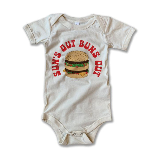 RIVET APPAREL CO. BABY ONESIE Suns Out Buns Out Onesie