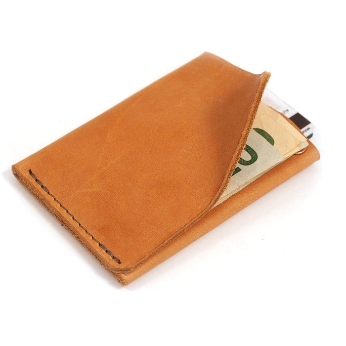 Minimalist Leather Wave Wallet – Rustico Corporate