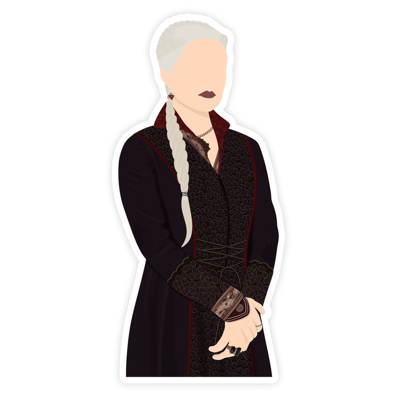 SHOP TRIMMINGS STICKER House of Dragon Queen Rhaenyra Targaryen Sticker