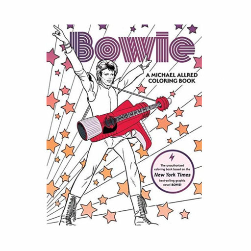 SIMON & SCHUSTER BOOK BOWIE: A Michael Allred Coloring Book: The Unauthorized