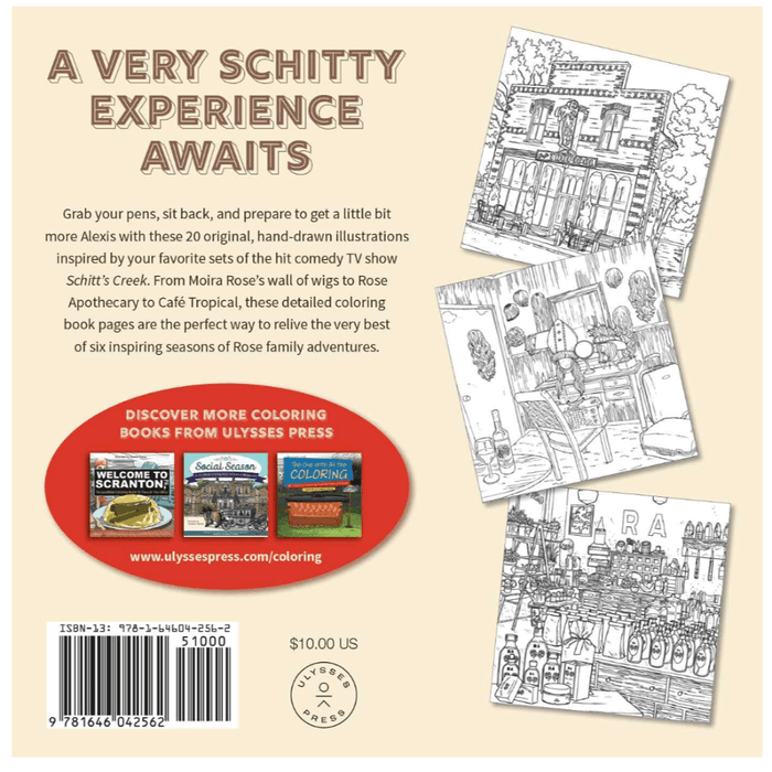 SIMON & SCHUSTER BOOK Schitt Happens: An Unofficial Coloring Book for Fans of Schitt's Creek