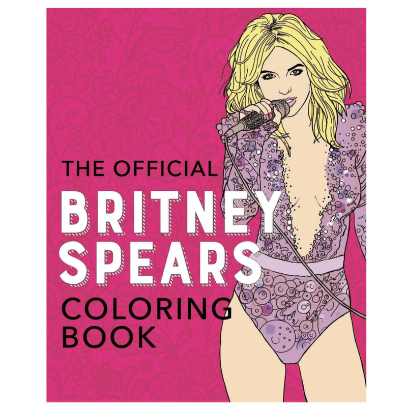 SIMON & SCHUSTER coloring book The Official Britney Spears Coloring Book