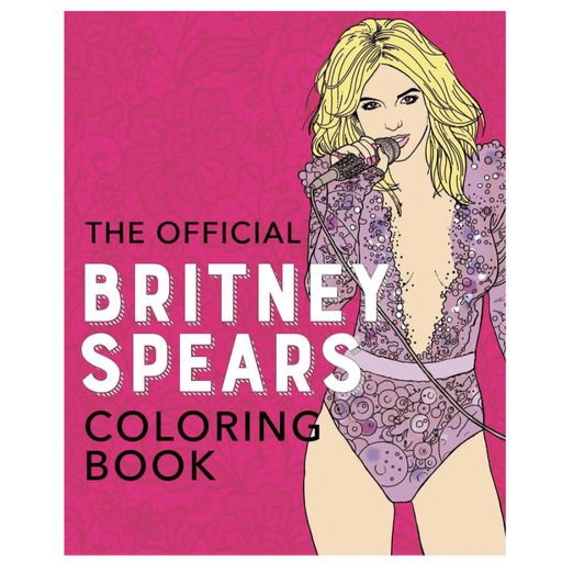 SIMON & SCHUSTER coloring book The Official Britney Spears Coloring Book