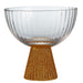 SLANT COLLECTIONS WINE GLASS Beveled Coupe | Gold