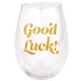 SLANT COLLECTIONS WINE GLASS Jumbo Wine Glass | Good Luck