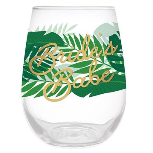 SLANT COLLECTIONS WINE GLASS Stemless Wine Glass | Bride's Babe