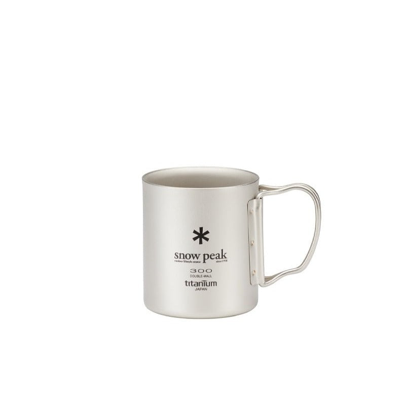 SNOW PEAK MUG Titanium Double Wall 300 Mug