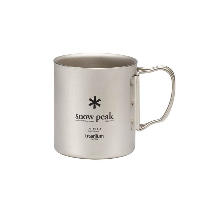 SNOW PEAK MUG Titanium Double Wall 450 Mug