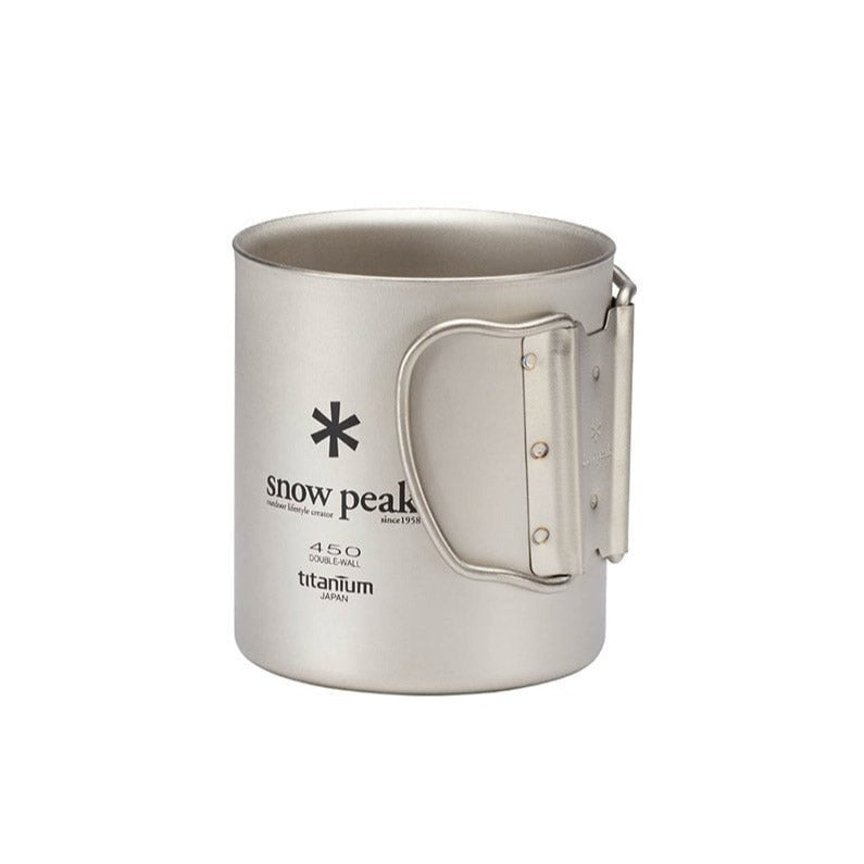 SNOW PEAK MUG Titanium Double Wall 450 Mug