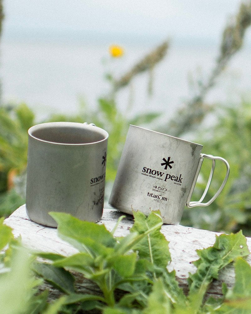 SNOW PEAK MUG Titanium Double Wall 450 Mug