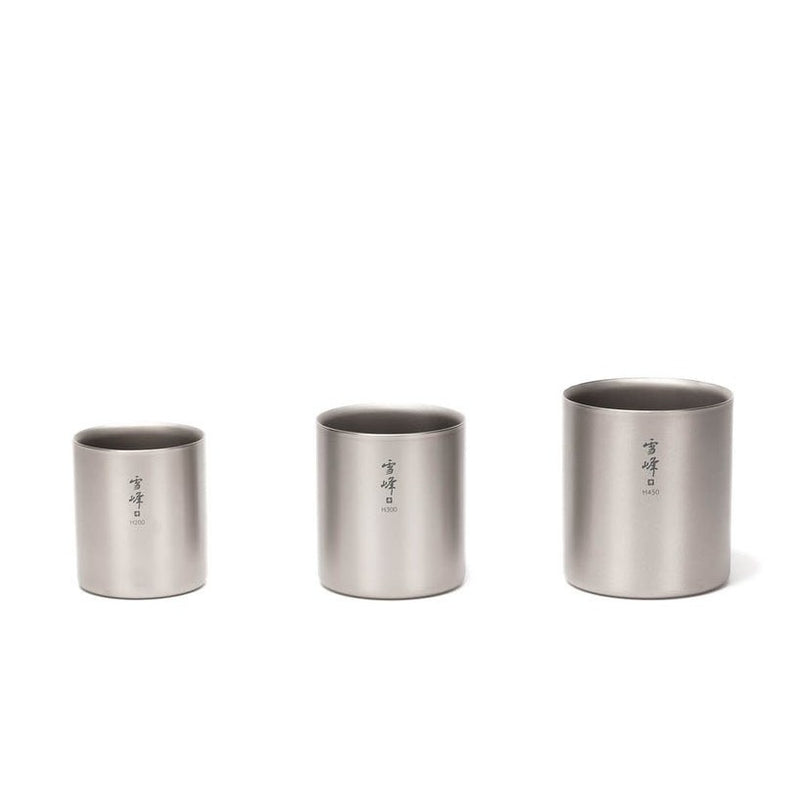 SNOW PEAK TRAVEL Ti-Double H300 Stacking Mug