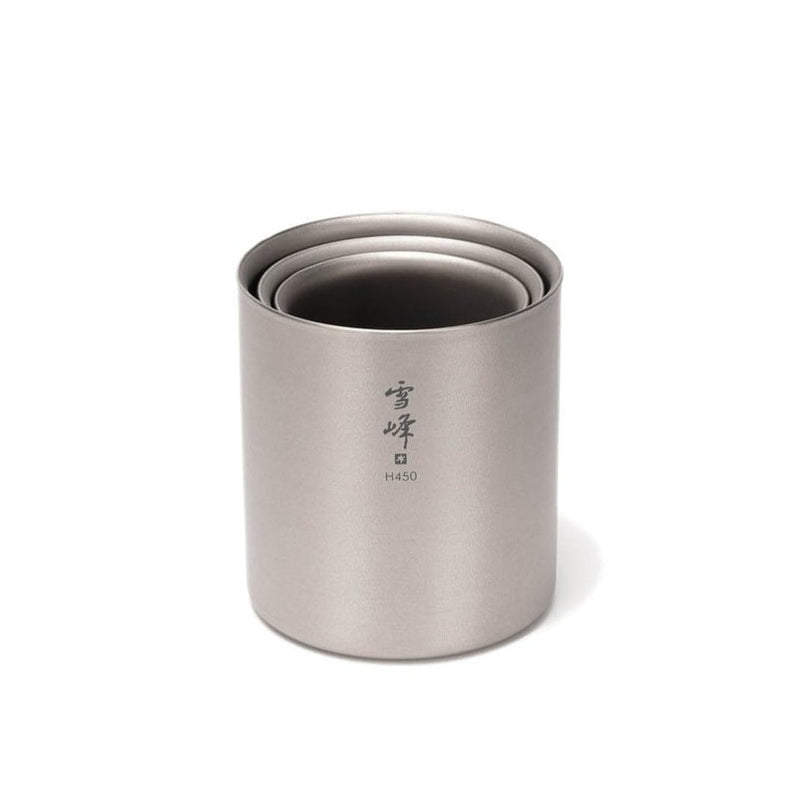SNOW PEAK TRAVEL Ti-Double H450 Stacking Mug