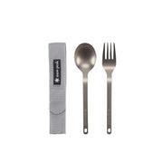 SNOW PEAK TRAVEL Titanium Fork & Spoon Set