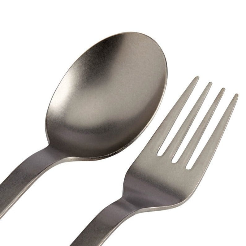 SNOW PEAK TRAVEL Titanium Fork & Spoon Set