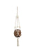 SOUL OF THE PARTY HOME 36" / NATURAL Macrame Beaded Plant Hanger | Assorted