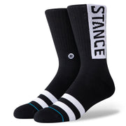 STANCE SOCKS Stance OG Crew Socks | Black