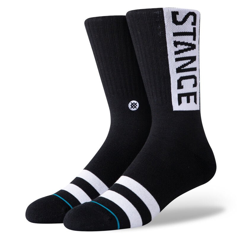 STANCE SOCKS Stance OG Crew Socks | Black