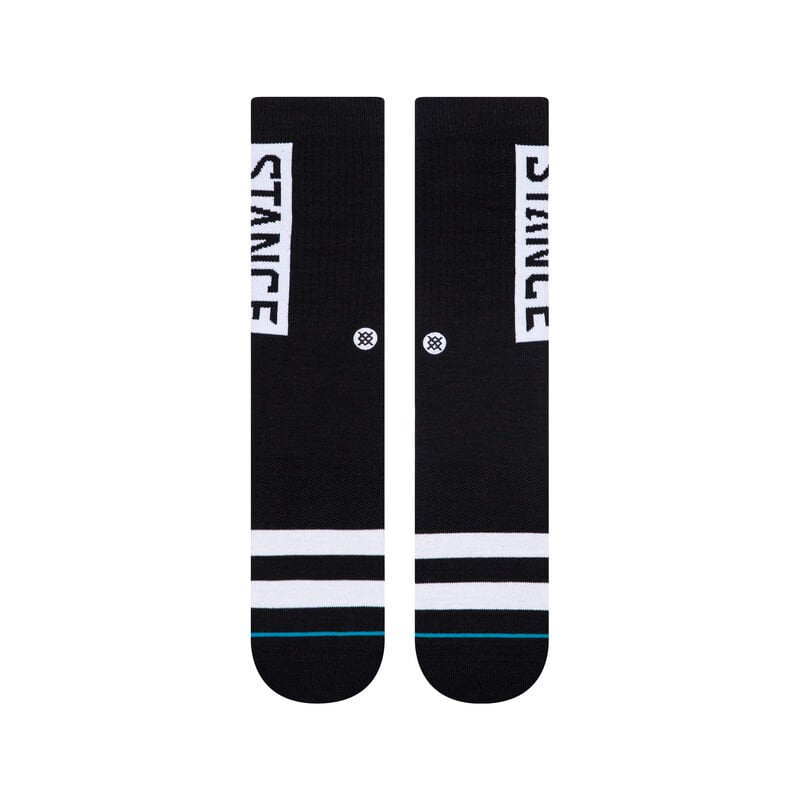 STANCE SOCKS Stance OG Crew Socks | Black