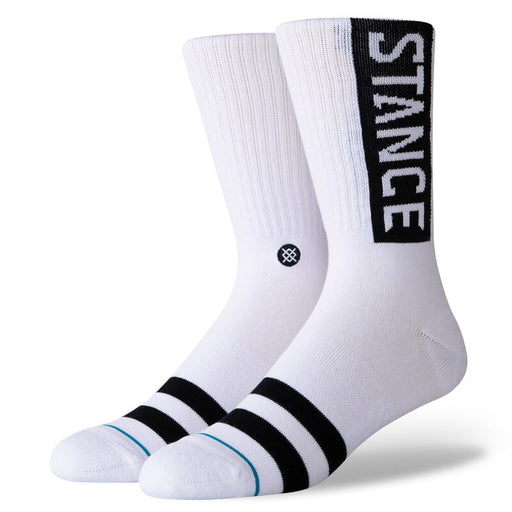 STANCE SOCKS Stance OG Crew Socks | White