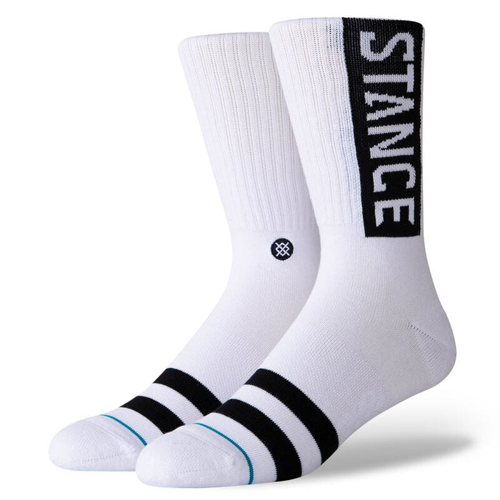STANCE SOCKS Stance OG Crew Socks | White