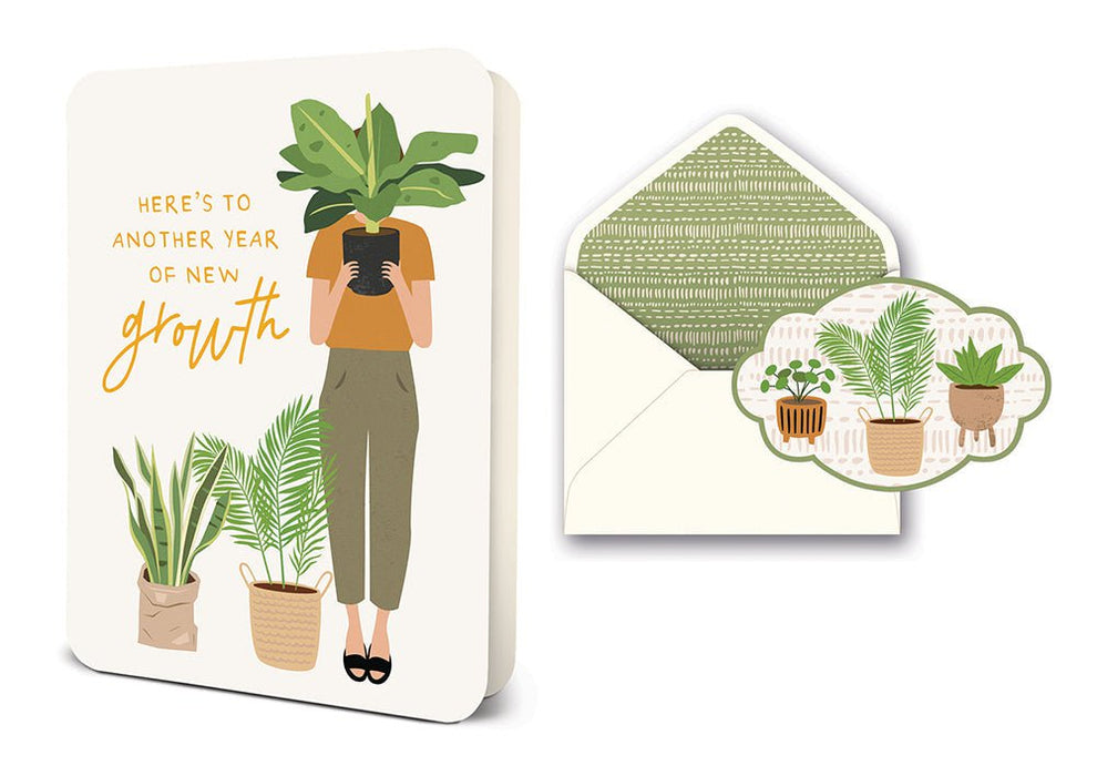 STUDIO OH! CARD Another Year of New Growth Deluxe Greeting Card