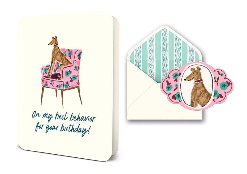 STUDIO OH! CARD Best Behavior Birthday Deluxe Greeting Card