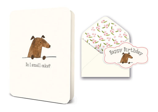 STUDIO OH! CARD Do I Smell Cake? Deluxe Greeting Card
