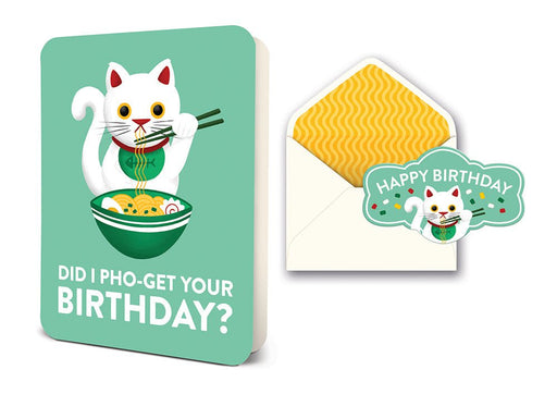 STUDIO OH! CARD Pho-Get Your Birthday? Deluxe Greeting Card
