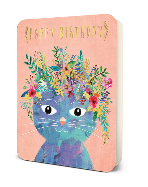 STUDIO OH! Gift Card Happy Birthday Cat Deluxe Greeting Card