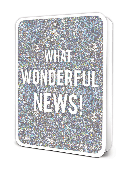 STUDIO OH! Gift Card What Wonderful News! Deluxe Greeting Card