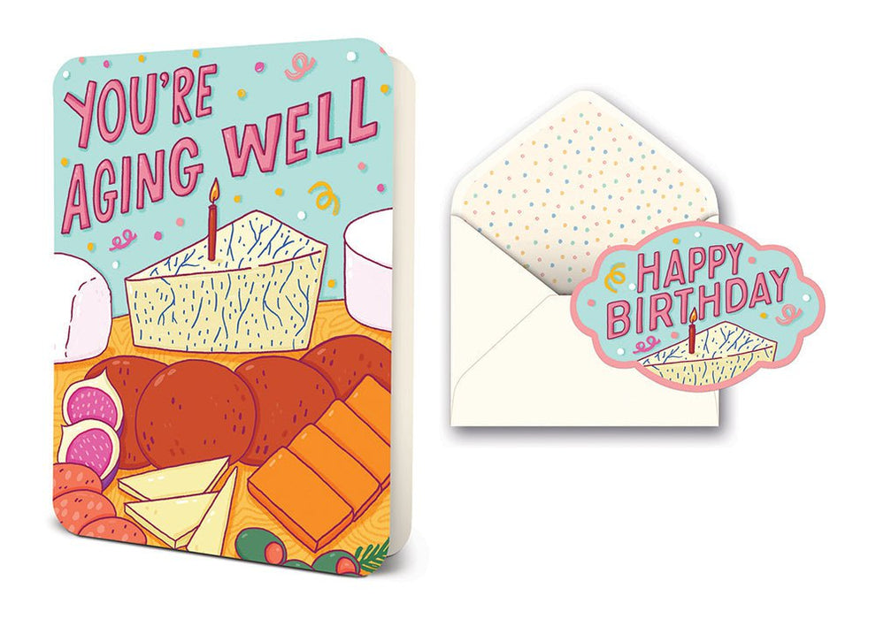 STUDIO OH! Greeting & Note Cards You're Aging Well Deluxe Greeting Card