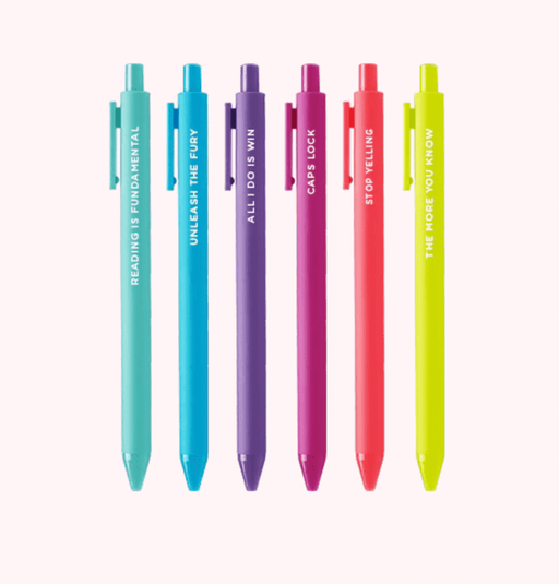 TALKING OUT OF TURN Pens Unleash the Fury Jotter Sets 6 pack