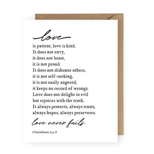 The Anastasia Co CARDS Love is Patient | Greeting Card