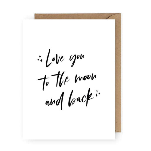 The Anastasia Co CARDS Love You to the Moon and Back | Greeting Card
