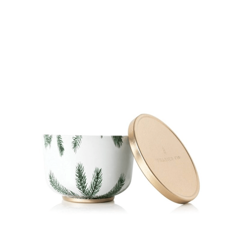 THYMES CANDLE Frasier Fir Candle Tin with Gold Lid