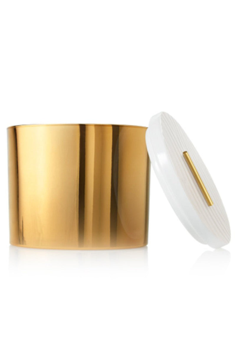 THYMES CANDLE Thymes Frasier Fir | Gilded Poured Candle 3-Wick Gold