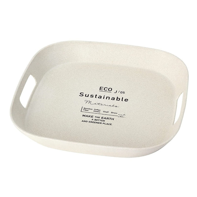 TIME CONCEPT INC. PLANT ACCESSORIES Large Benign Simple Eco-Tray | Beige