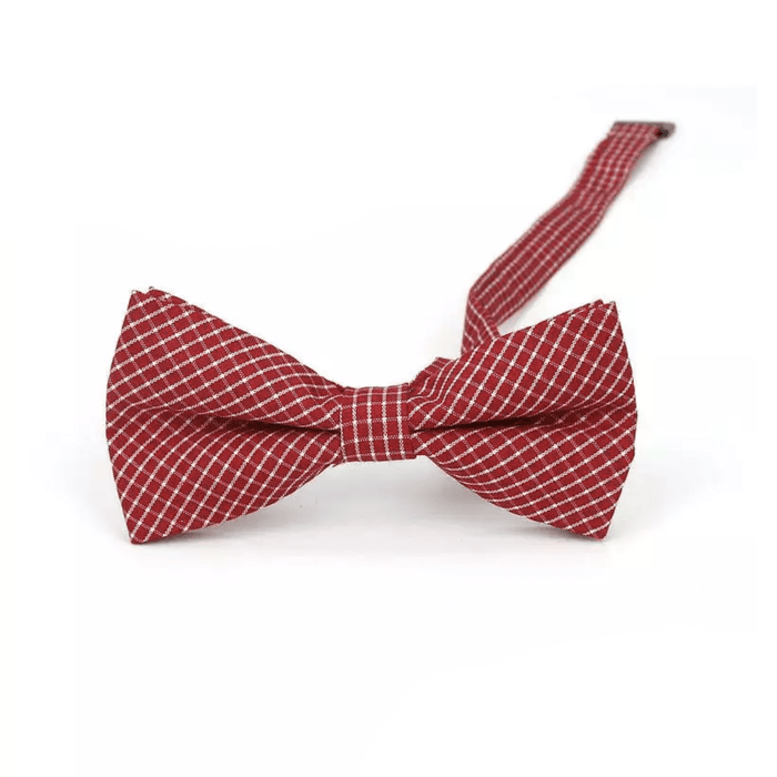 TINY TRENDSETTER BABY ACCESSORIES Copy of Baby & Kids Red and White Bowtie