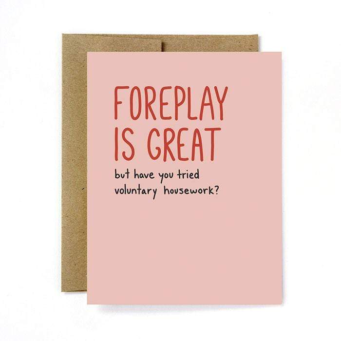 UNBLUSHING FOREPLAY CARD - LOCAL FIXTURE
