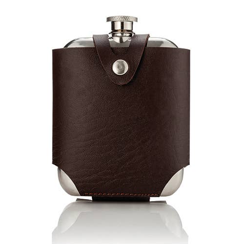 VISKI FLASKS Stainless Steel Flask & Traveling Case