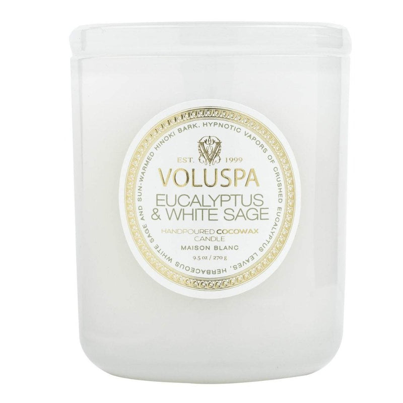 VOLUSPA CANDLE Eucalyptus & White Sage | Classic Candle