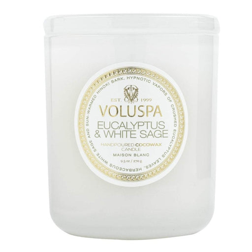VOLUSPA CANDLE Eucalyptus & White Sage | Classic Candle
