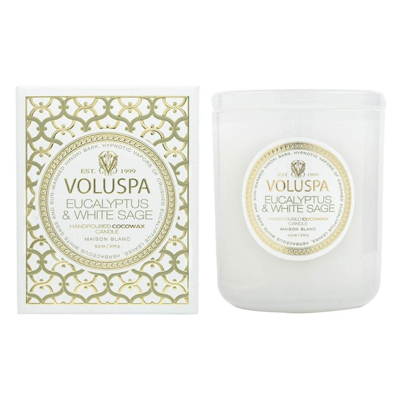 VOLUSPA CANDLE Eucalyptus & White Sage | Classic Candle