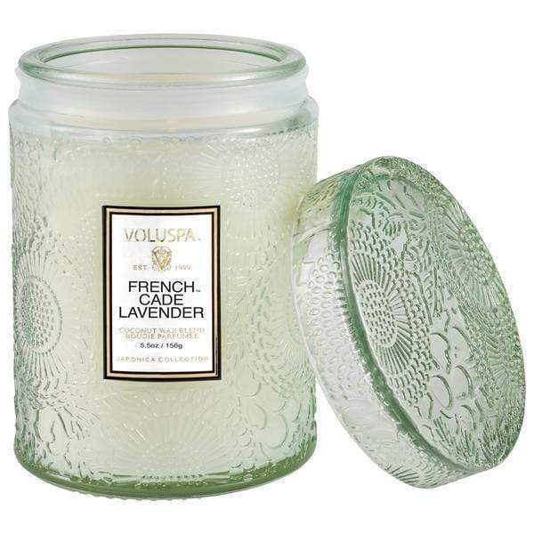 VOLUSPA FRENCH CADE LAVENDER SMALL JAR CANDLE - LOCAL FIXTURE