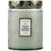 VOLUSPA CANDLE VOLUSPA LARGE EMBOSSED GLASS JAR CANDLE - FRENCH CADE LAVENDER