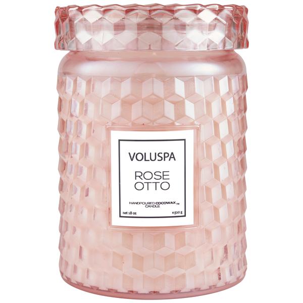 VOLUSPA ROSE OTTO LARGE JAR CANDLE - LOCAL FIXTURE