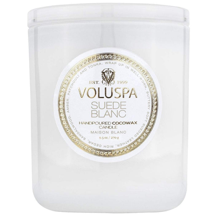 VOLUSPA CANDLE Voluspa Suede Blanc Classic Candle