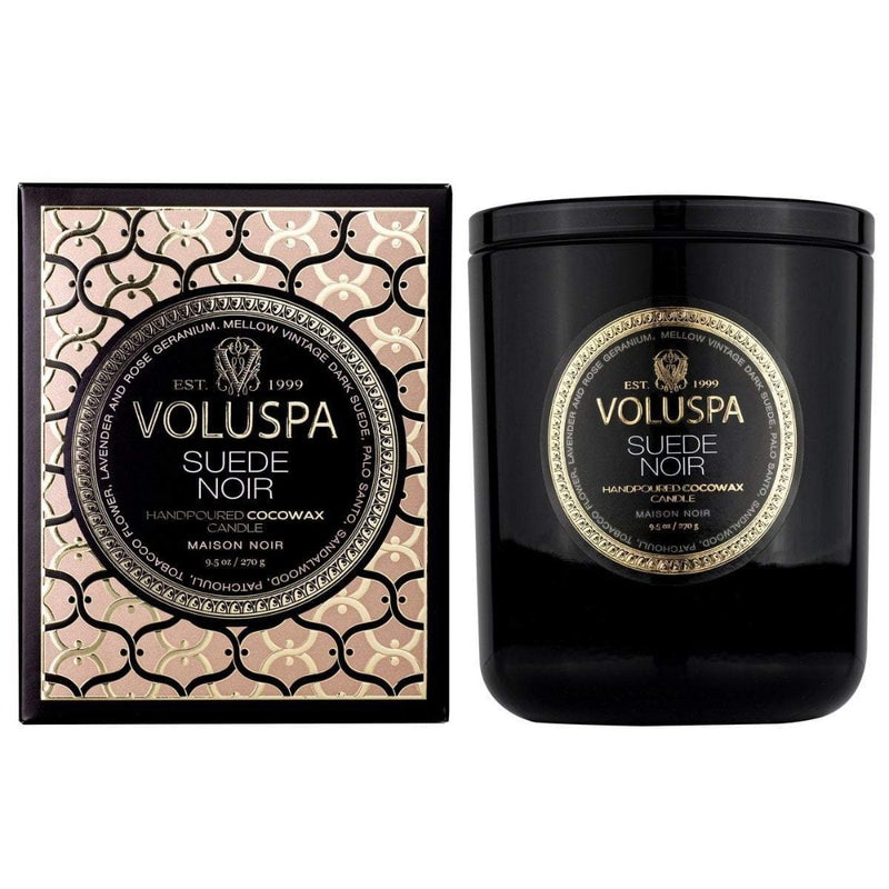 VOLUSPA CANDLE Voluspa Suede Noir Classic Candle