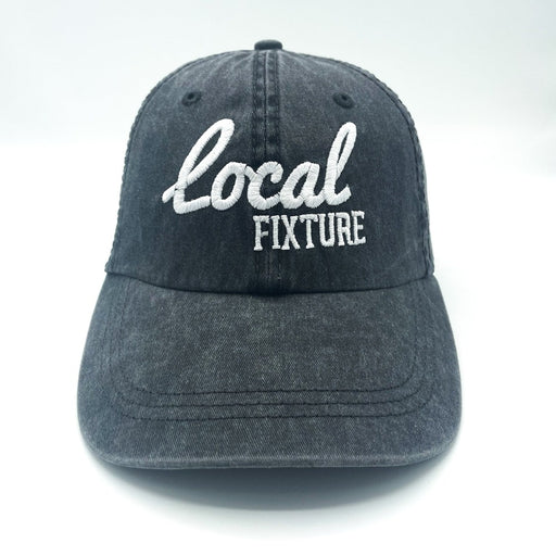 WHITTIER LOCAL HATS Washed Black Local Fixture Dad Hat