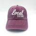 WHITTIER LOCAL HATS Washed Maroon Local Fixture Dad Hat